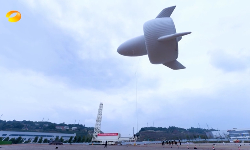 S2000 floating wind power system under test  Photo: screen of Hunan TV 