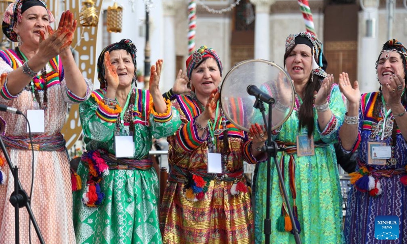 Algerian Amazighs (Berbers) celebrate the Amazigh New Year known as Yennayer in Algiers, Algeria, Jan. 10, 2026. Photo: Xinhua
