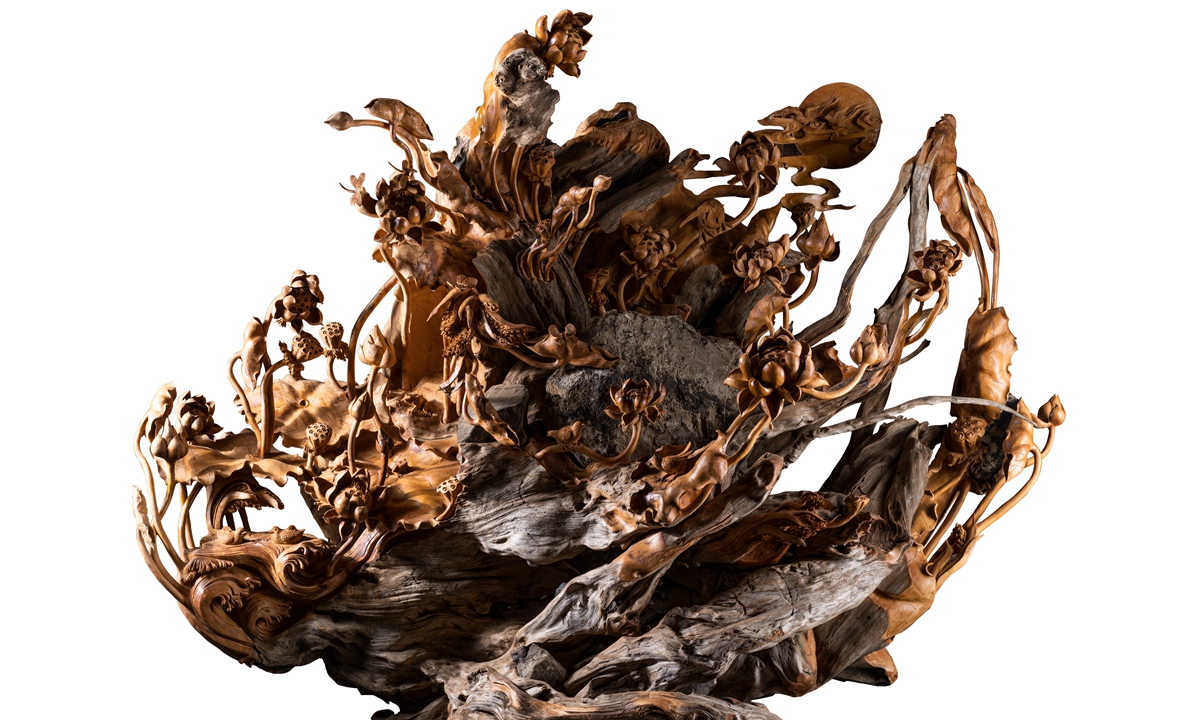 A sculpture created by Chen Xing Photo: Courtesy of Chen Xing