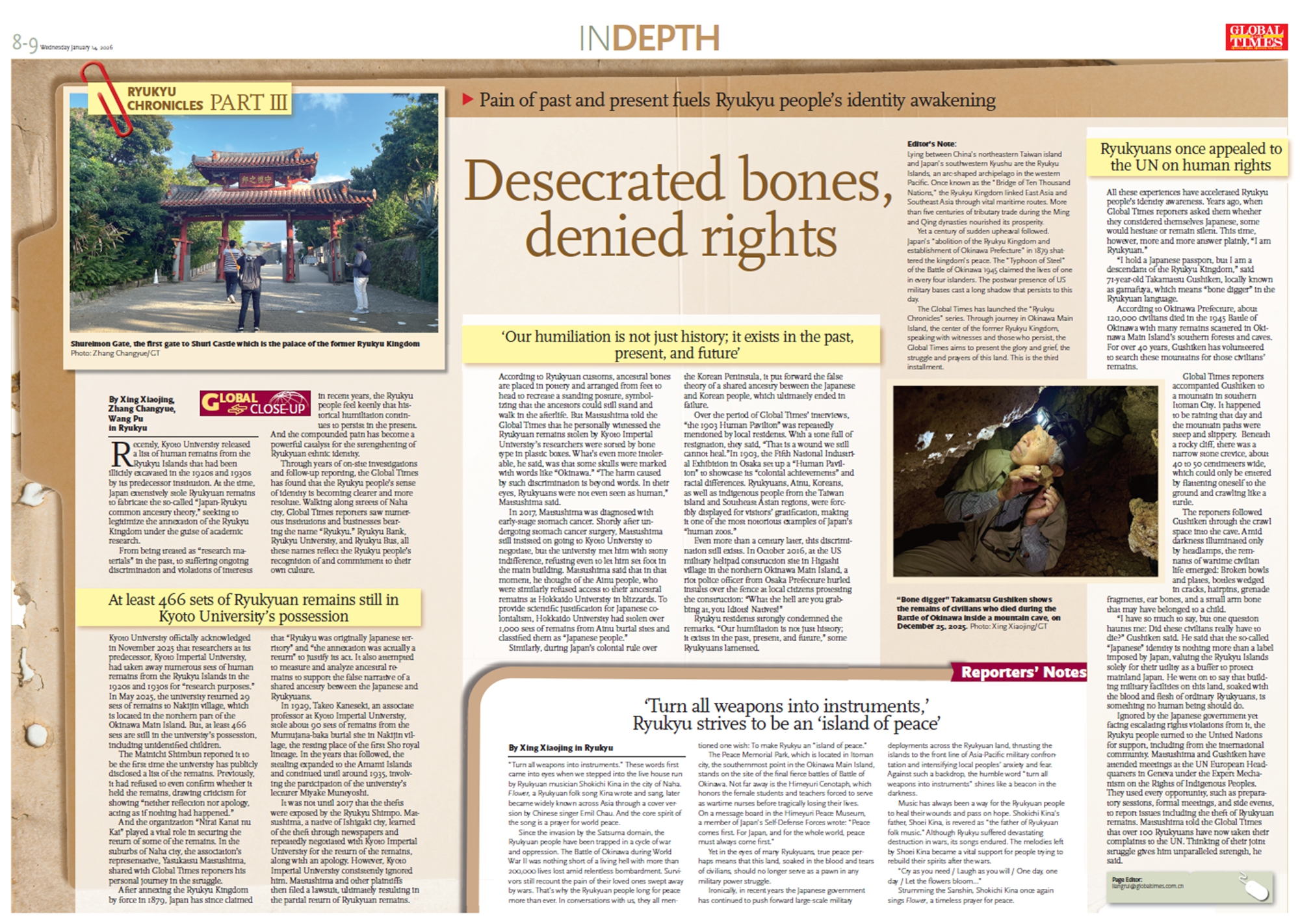 Desecrated bones, denied rights