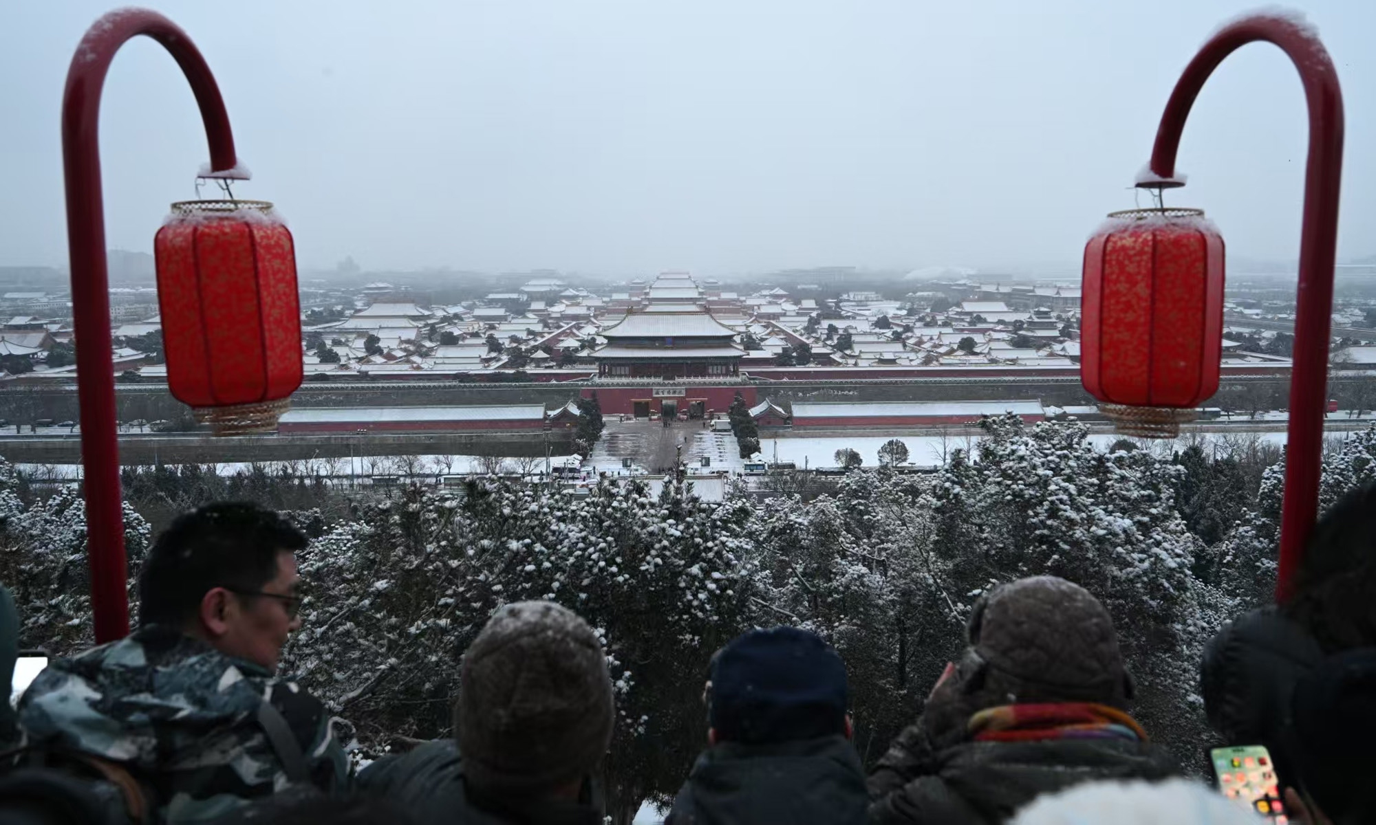 Beijing Greets First Snowfall of 2026 - Global Times