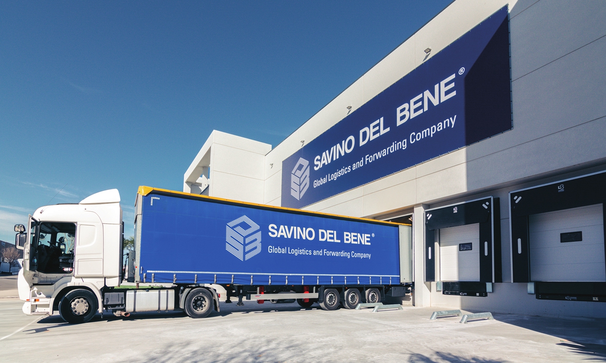 Savino Del Bene truck in a warehouse Photos: Courtesy of Savino Del Bene