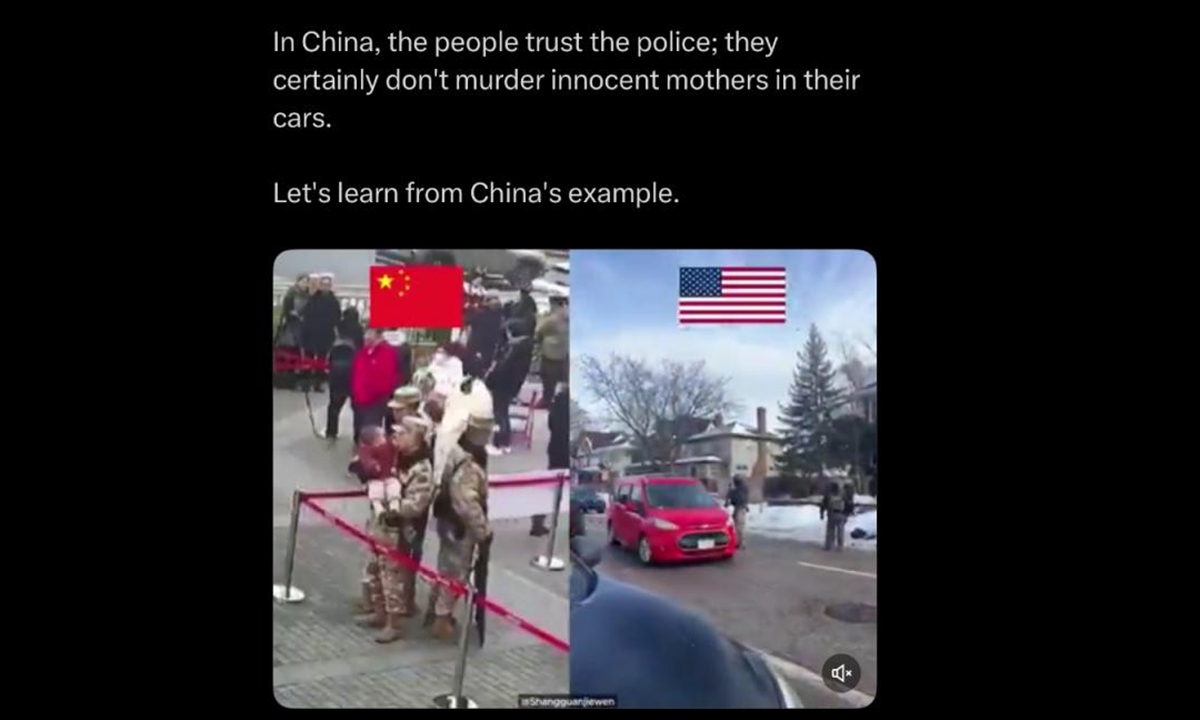 Video contrasting Chinese, US law enforcement draws wide online discussion over different policing practice, philosophy