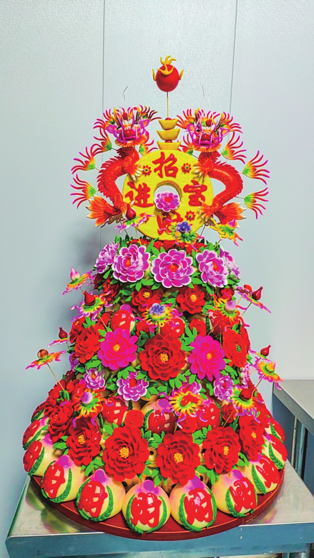 Wenxi <em>hua mo</em> (traditional edible decoration) Photo: Courtesy of Jia Hongjian