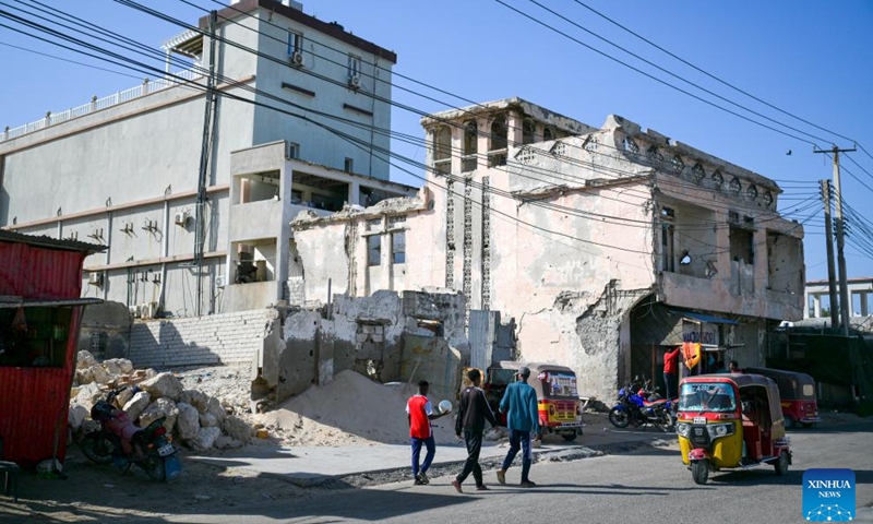 This photo taken on Jan. 11, 2026 shows the city view of Mogadishu, Somalia. (Photo: Xinhua)