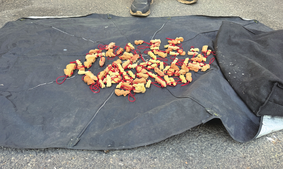 Hu Maoying's wood carvings Photos: Jiang Li/GT