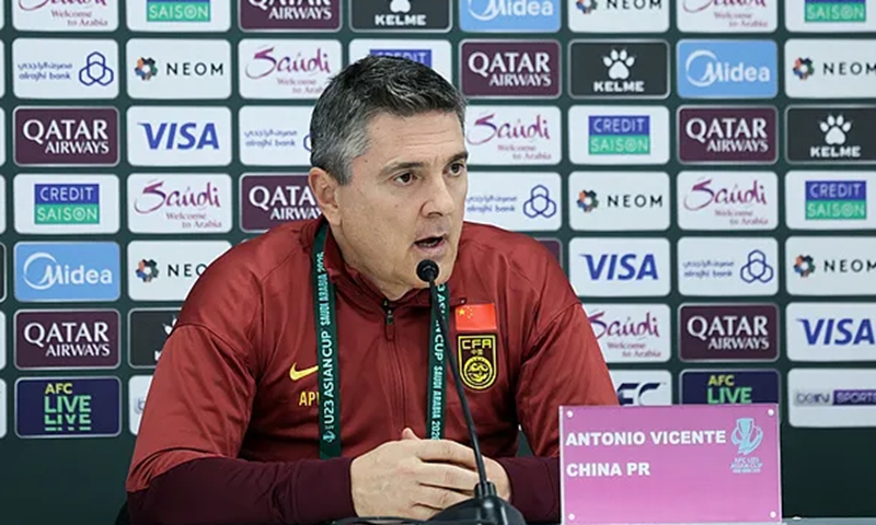 Antonio Vincent speaks at the press conference on January 23,2026. Photo: Beijing Youth Daily