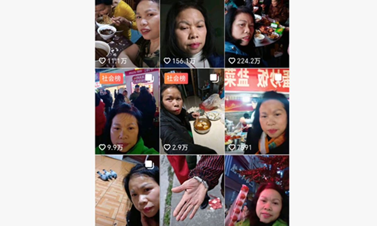 Zhu Xinyan posts many videos documenting her daily life on Douyin. Photo: Screenshot from the Douyin account 