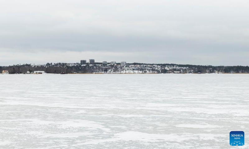 This photo taken on Jan. 22, 2026 shows a coastal view in Mariehamn, capital of Finland's autonomous Aland Islands. Aland Islands is an autonomous, demilitarized archipelago belonging to Finland, located at the entrance to the Gulf of Bothnia in the Baltic Sea between Finland and Sweden. Its capital Mariehamn, known for the seafaring heritage and port culture, is also a key stop in the Baltic Sea transport network. (Photo by Matti Matikainen/Xinhua)