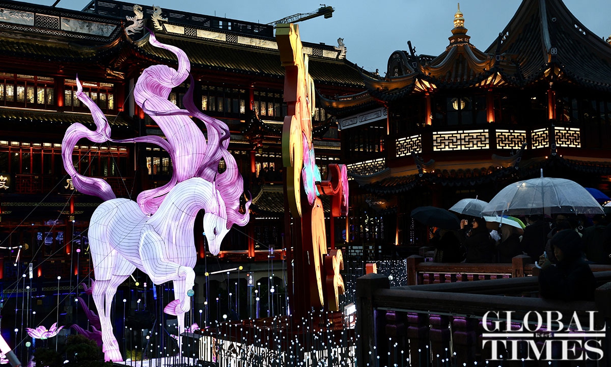 Iconic lantern festival kicks off in Shanghai to celebrate upcoming ...