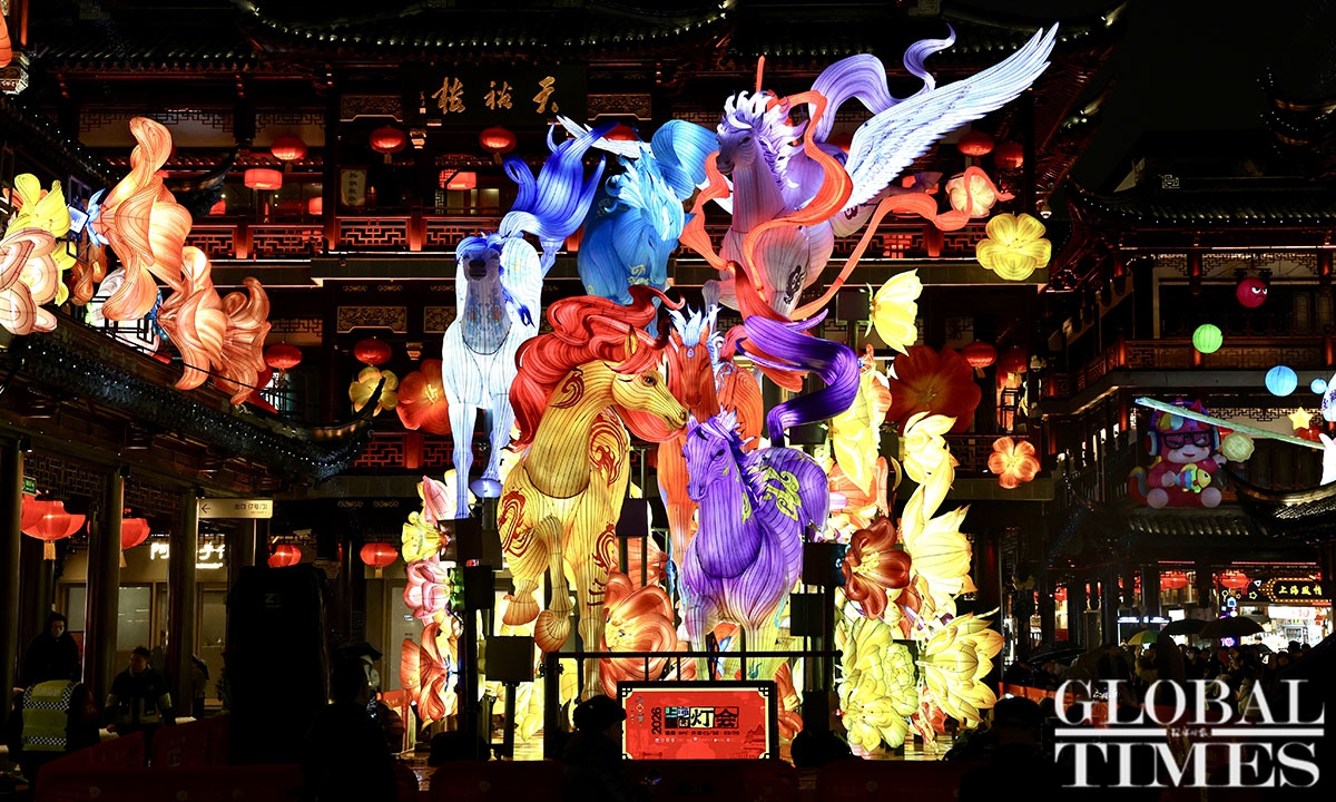 Iconic lantern festival kicks off in Shanghai to celebrate upcoming ...