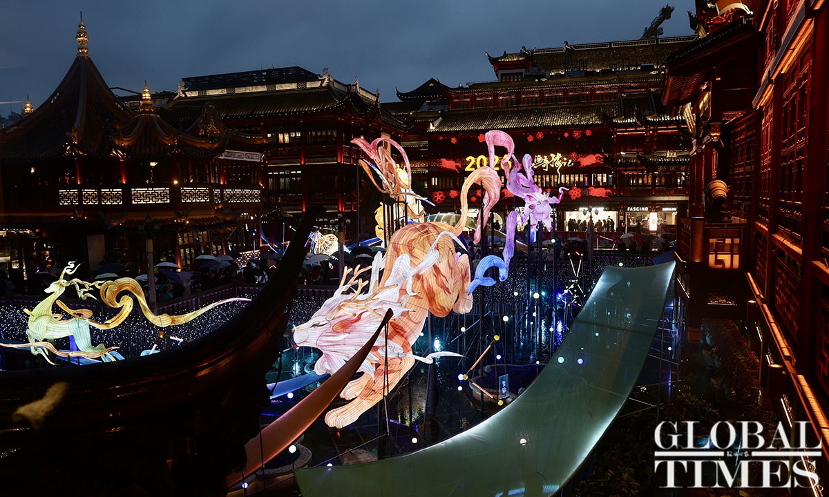 Iconic lantern festival kicks off in Shanghai to celebrate upcoming ...