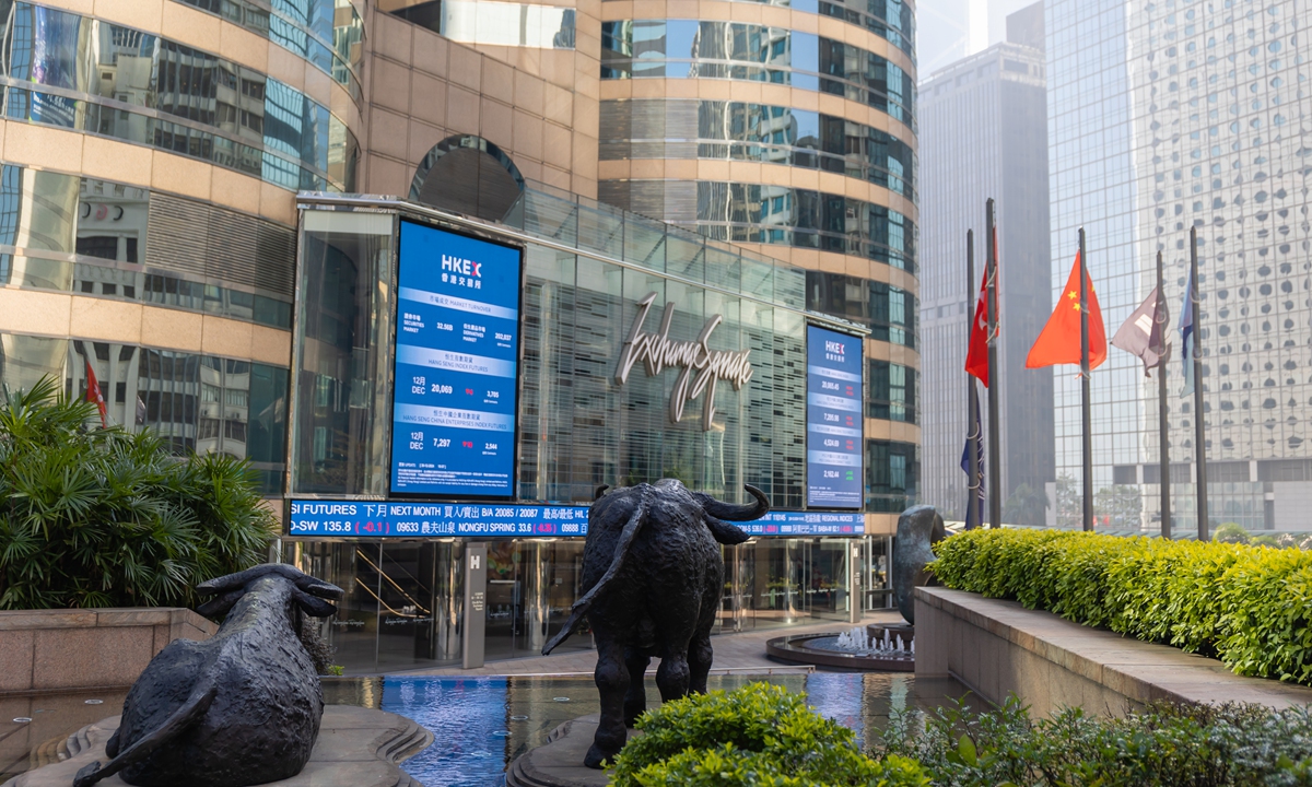 View of Hong Kong Exchanges and Clearing Ltd Photo: VCG