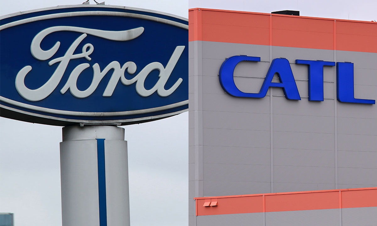 Logos of CATL and Ford Photos: VCG