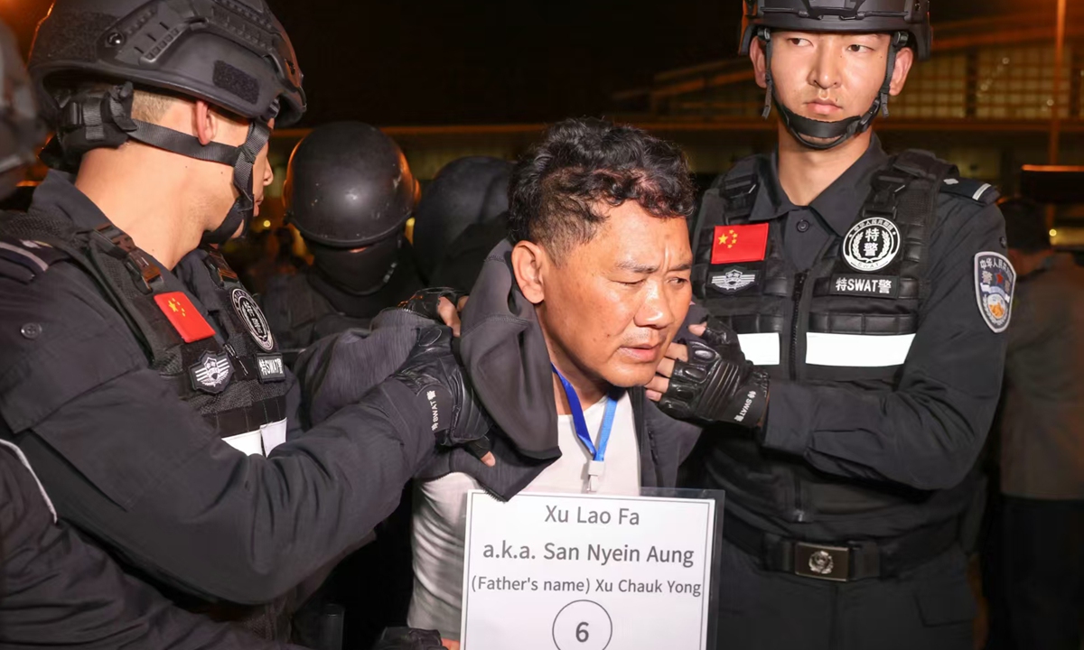 Chinese court announces 1st-instance trial verdict of Myanmar-based Xu Faqi criminal gang; Xu sentenced to death with two-year reprieve