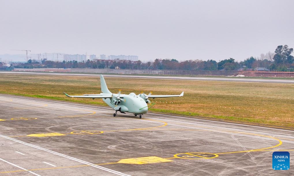 This photo shows the YH-1000S. (China Academy of Aerospace Aerodynamics/Handout via Xinhua)