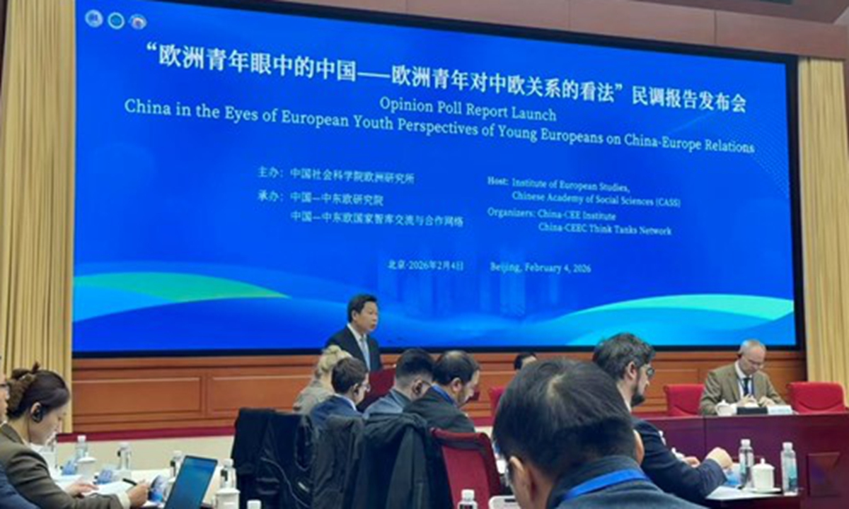 European youth see China's overall image as generally positive: survey by Chinese institution