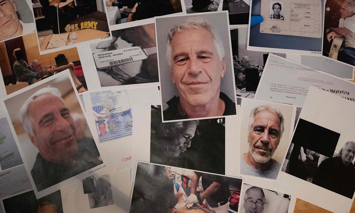 Undated pictures provided by the US Department of Justice on January 30, 2026 as part of the Jeffrey Epstein files Photo: VCG