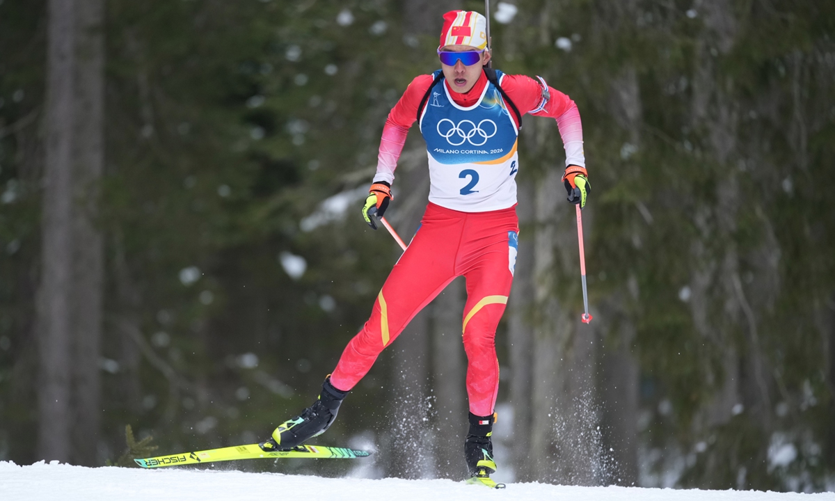 China makes measured progress in biathlon at Winter Olympics