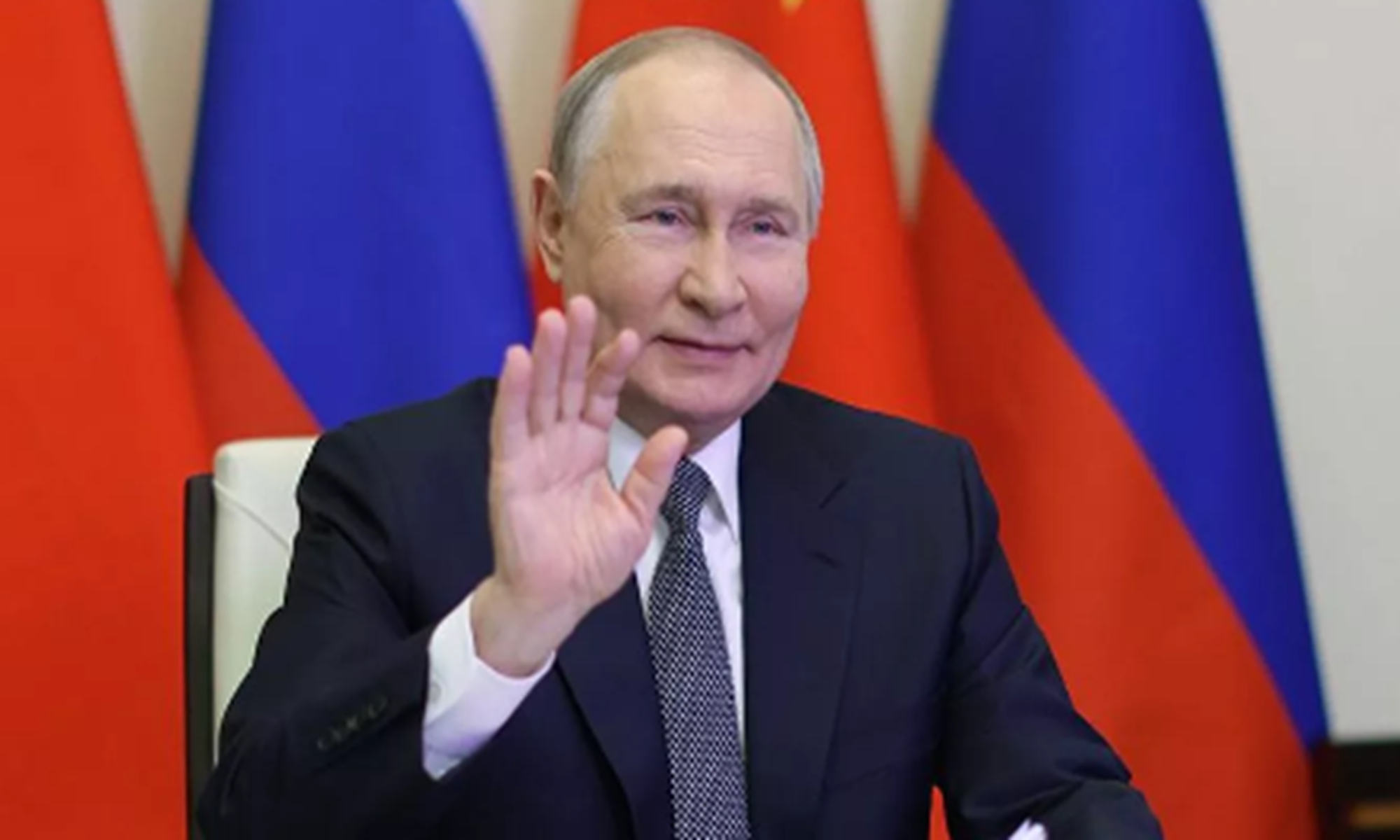 During a virtual meeting with the Chinese leader on February 4, Russian President Vladimir Putin wished the Chinese people a happy Spring Festival, vibrant energy and immediate success in all endeavors. Screenshot from TASS