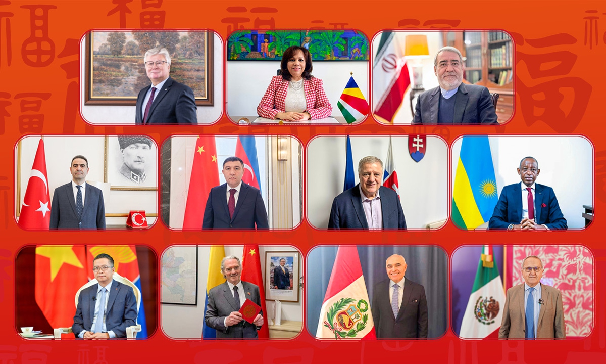 Ambassadors to China share with Global Times the symbolic meaning of horse in their culture, send Spring Festival greetings