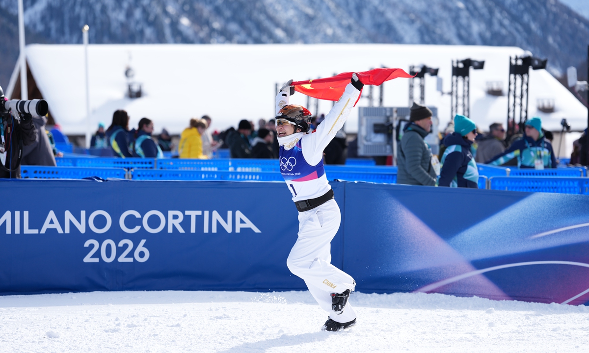 China's Xu Mengtao wins women's freeski aerials at Milan-Cortina 2026