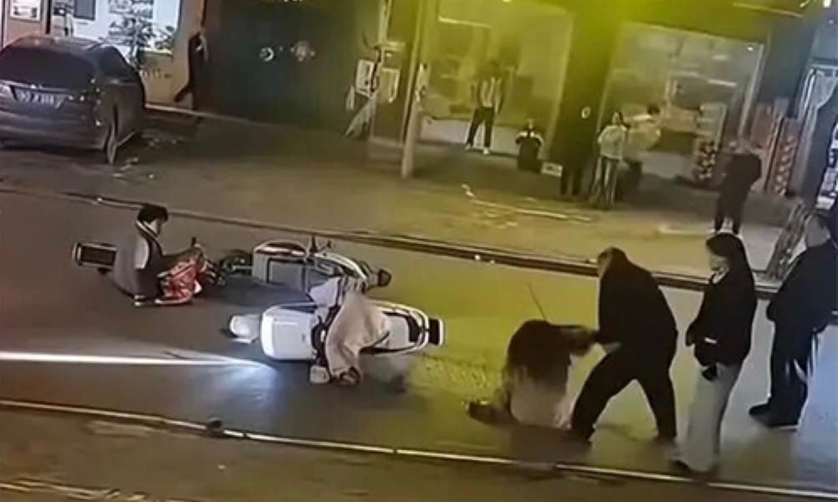 Photo: screenshot of videos circulating online