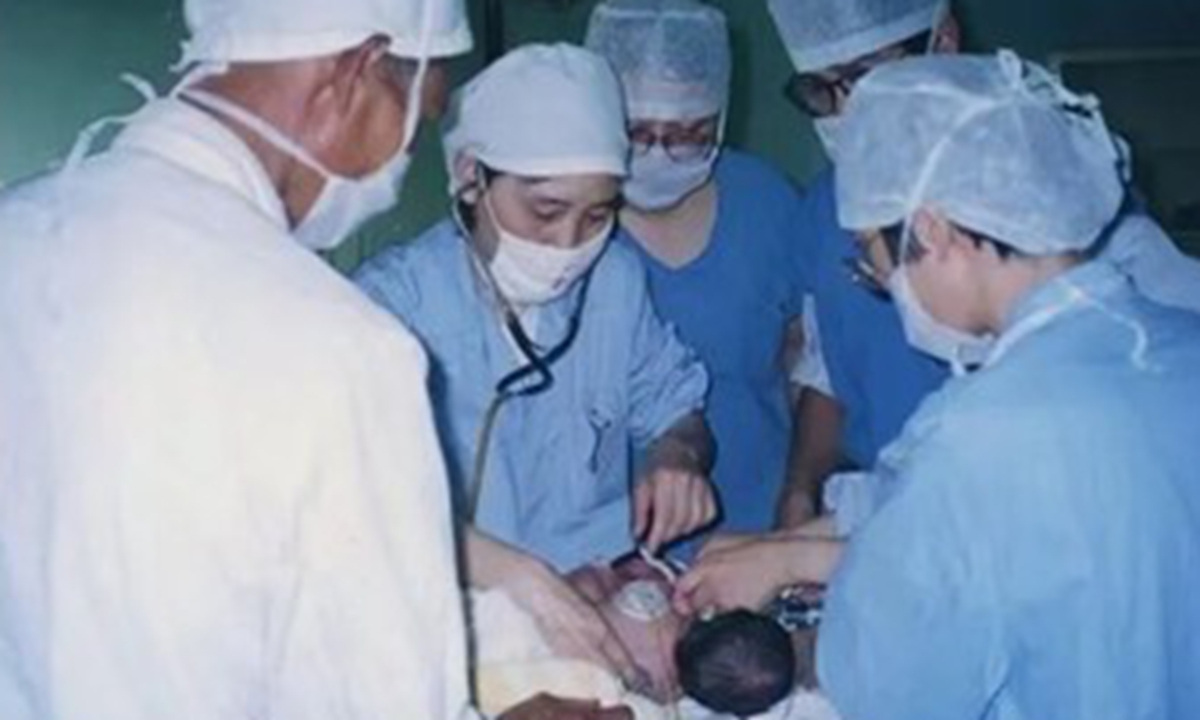 The separation surgery of the conjoined twins   File photo: Affiliated Hospital of Nantong University