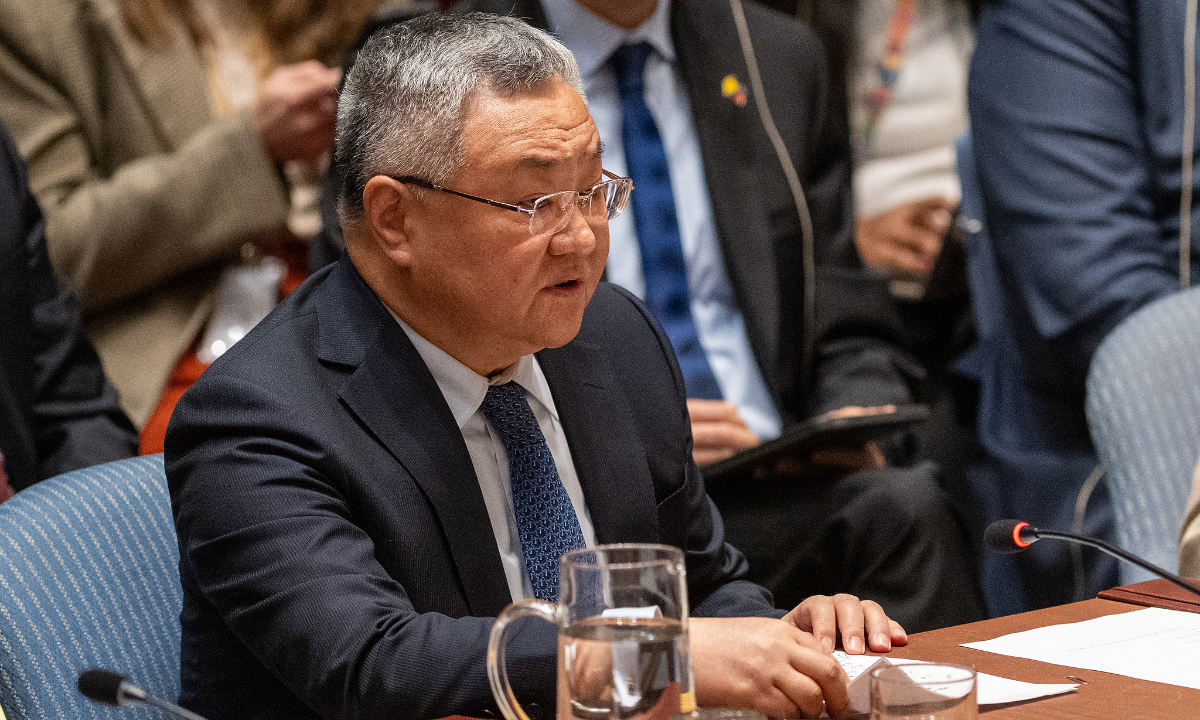  File photo of the Permanent Representative of China to the United Nations Fu Cong. Photo: VCG