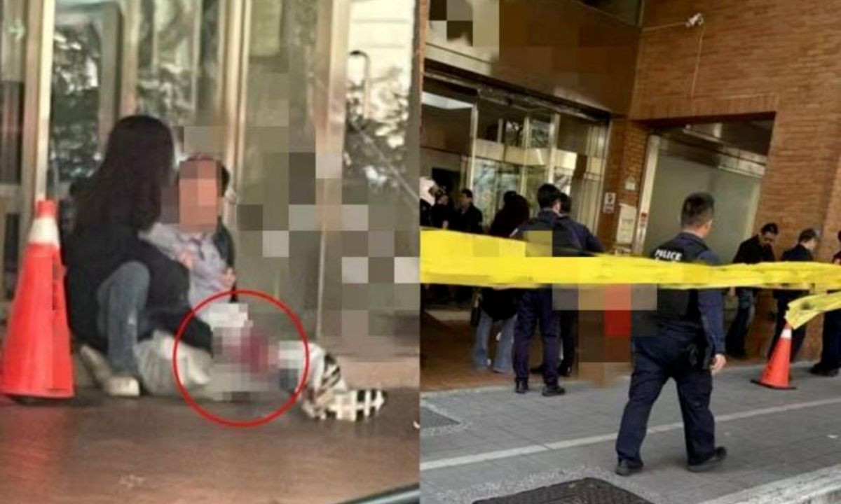 The boss of a medical aesthetics clinic in Taipei got shot on February 21, 2026. Photo: Screenshot from ETtoday
