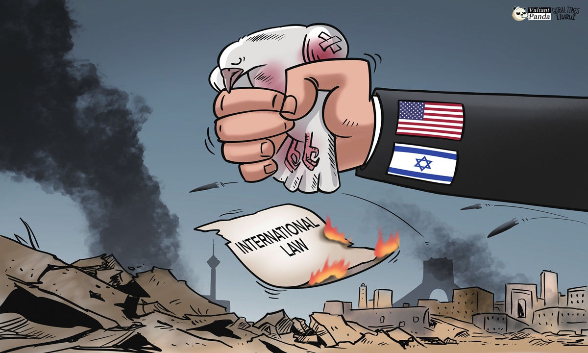 Destroyers of peace. Illustration: Liu Rui/GT