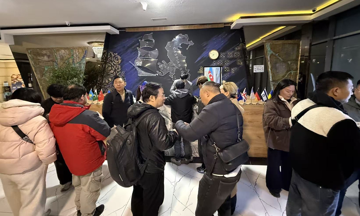 Second group of 58 Chinese nationals, including two Hong Kong compatriots arrive in Baku, the capital of Azerbaijan from Iran in the early morning of March 2, 2026. Photo: Courtesy of the Azerbaijani Overseas Chinese Association