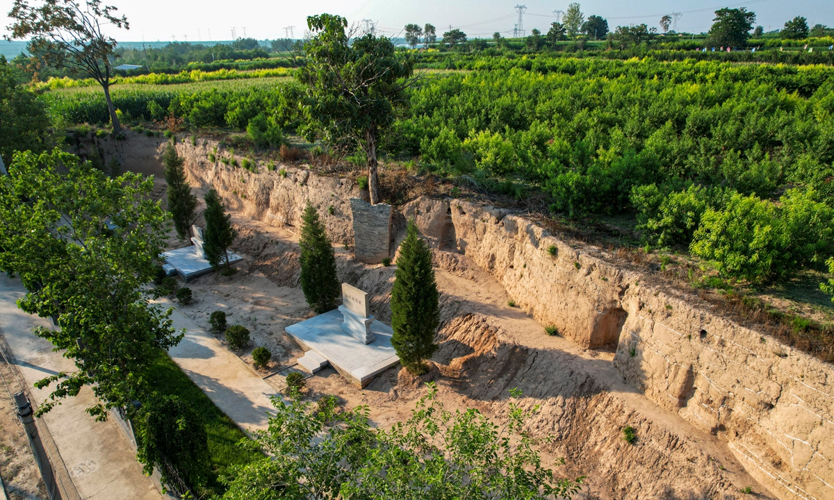 The Xiyin village site in Yuncheng, North China's Shanxi Province Photo: VCG