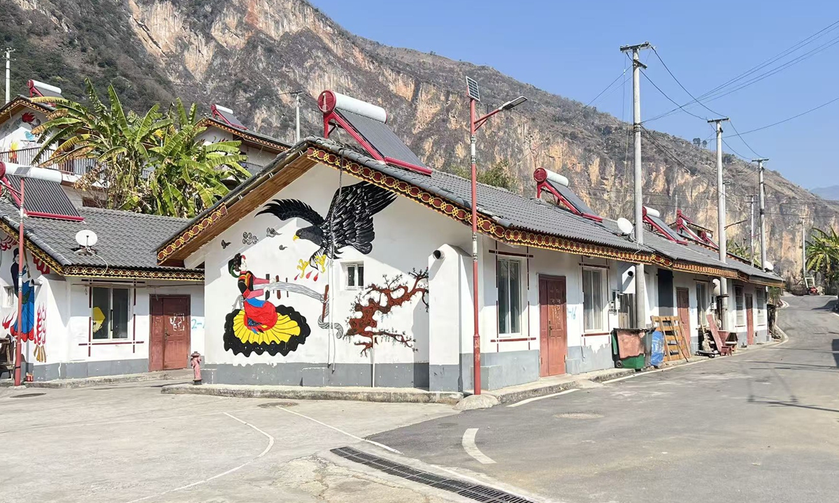 New residential buildings in the Abuluoha village, Southwest China's Liangshan region Photos: Leng Shumei/GT