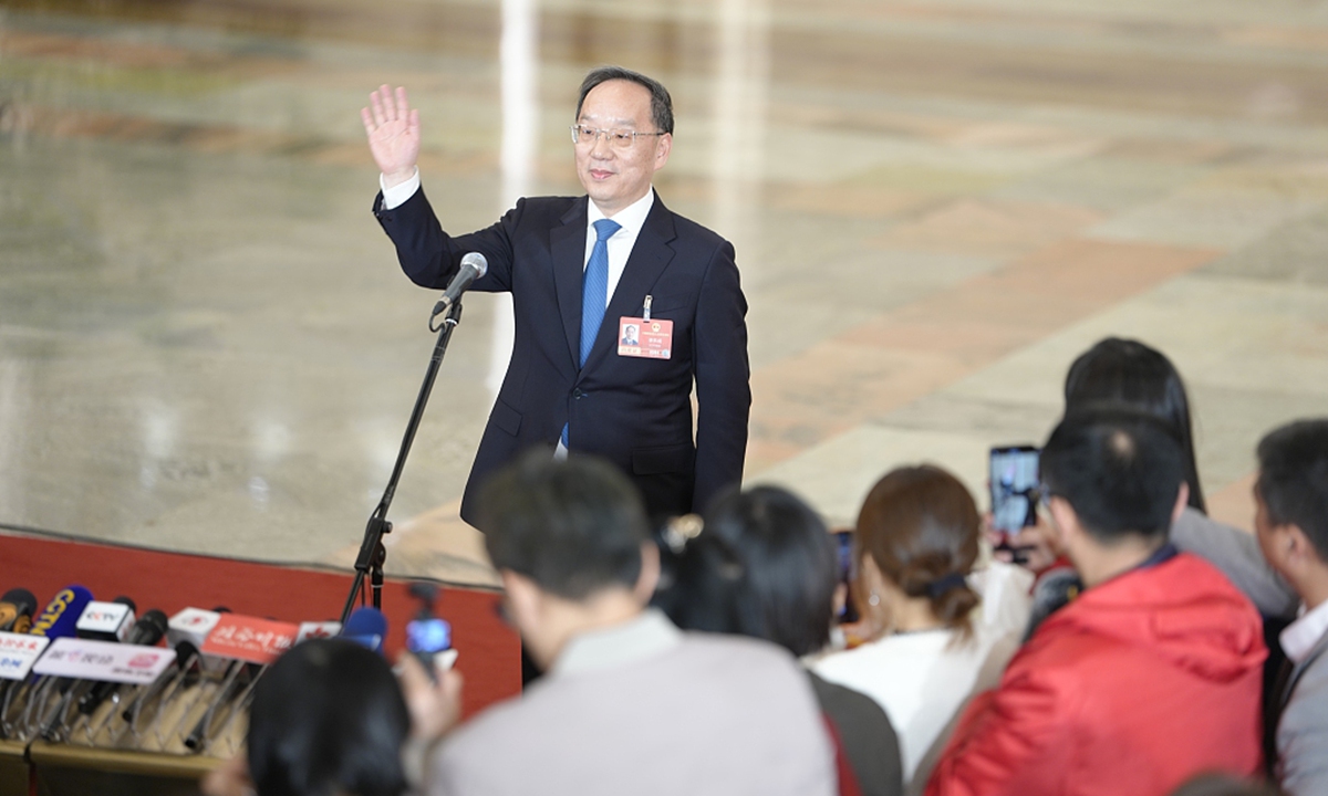 Chinese Minister of Industry and Information Technology Li Lecheng Photo: VCG