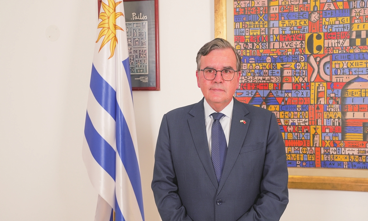Anibal Cabral, Uruguay's ambassador to China Photo: Courtesy of the Embassy of the Oriental Republic of Uruguay in China 