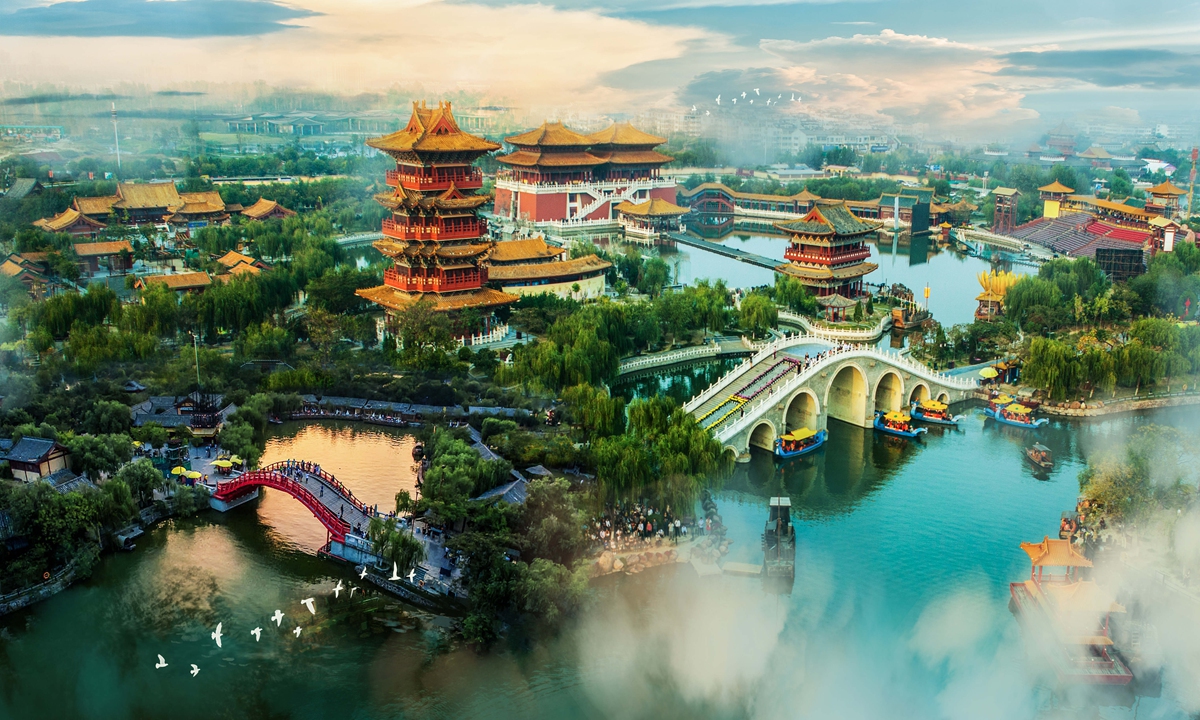 Kaifeng's Millennium City Park Photo: Courtesy of the Millennium City Park