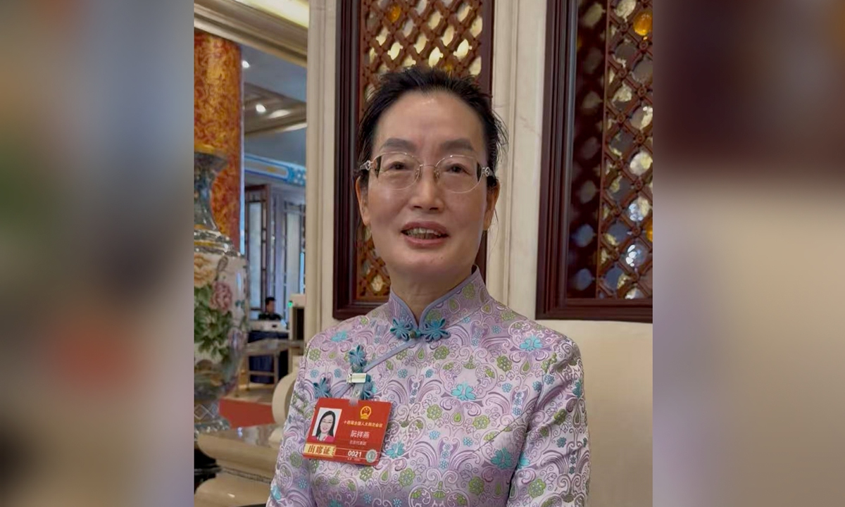 Ruan Xiangyan, a doctor and a deputy to the 14th National People's Congress. Photo: from web
