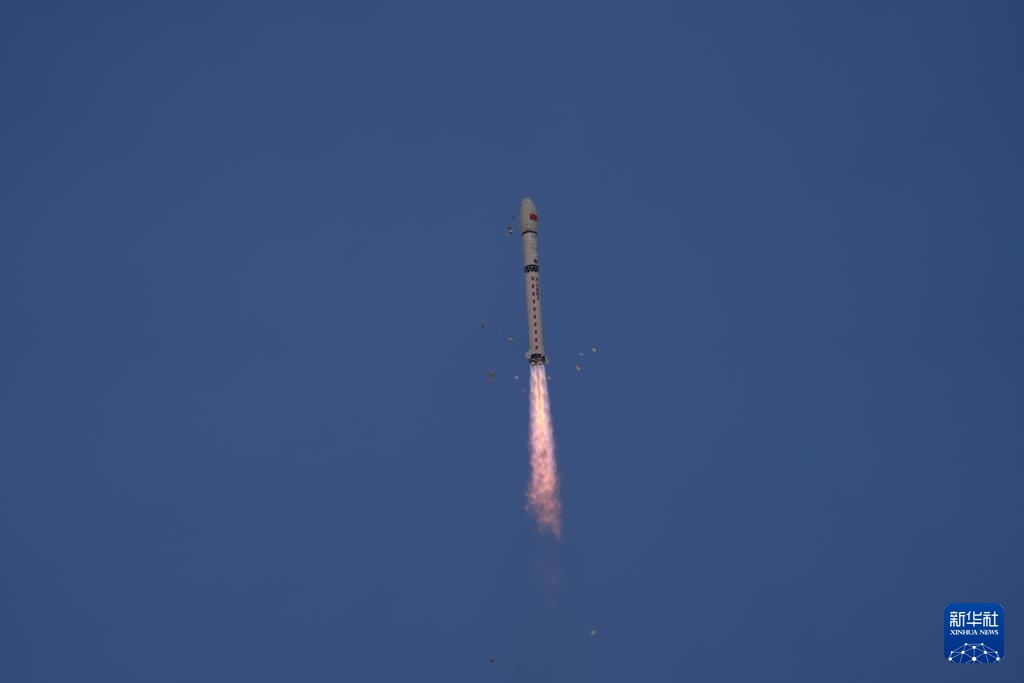 A Long March-2D carrier rocket carrying two new satellites blasts off from the Taiyuan Satellite Launch Center in north China's Shanxi Province on March 26, 2026. The rocket blasted off at 6:51 a.m. (Beijing Time) and sent the pair of satellites, Siwei Gaojing-2 05 and Siwei Gaojing-2 06, into their preset orbit. (Photo by Wang Yapeng/Xinhua)

