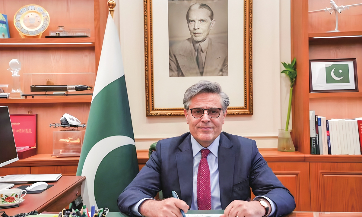 Pakistani Ambassador to China Khalil Hashmi Photo: Courtesy of the Embassy of the Islamic Republic of Pakistan in China