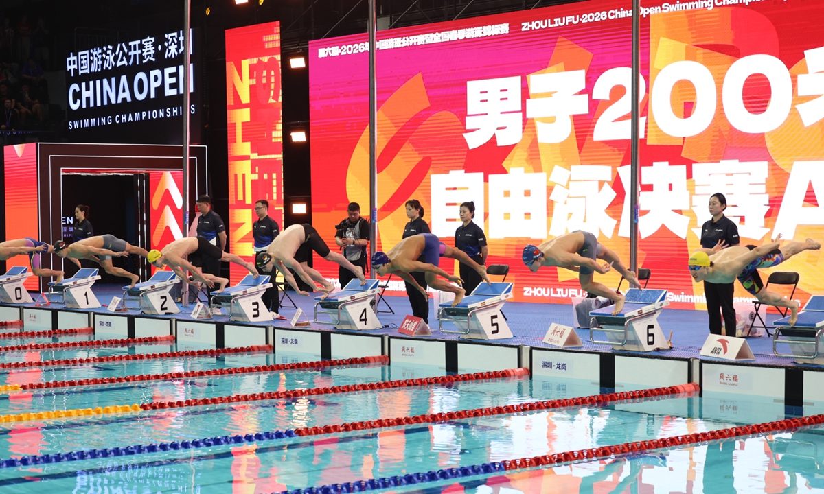 The 2026 China Open Swimming Championships  Photo: VCG