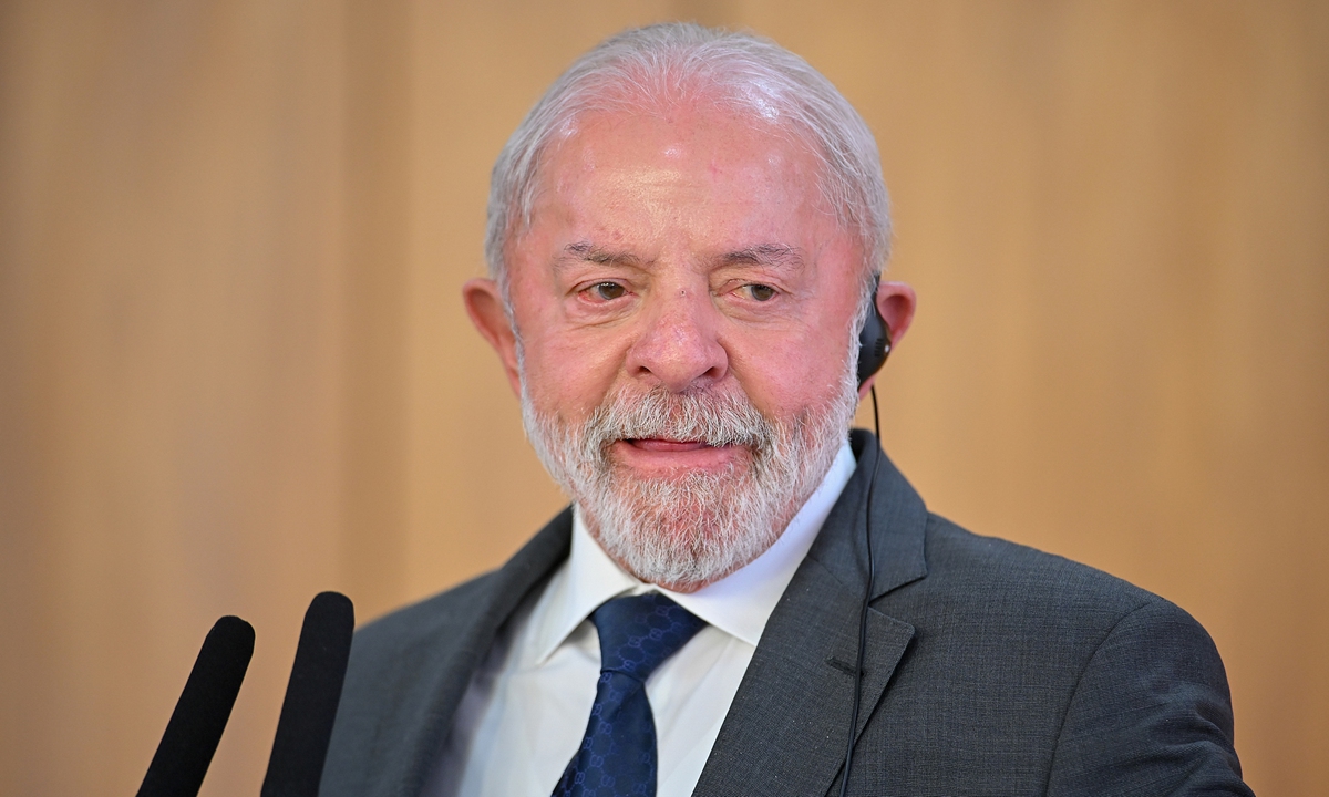 File photo: Brazilian President Luiz Inácio Lula da Silva. Photo: CFP