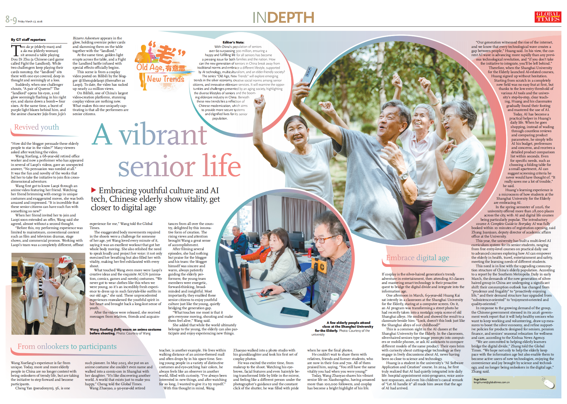 A vibrant senior life