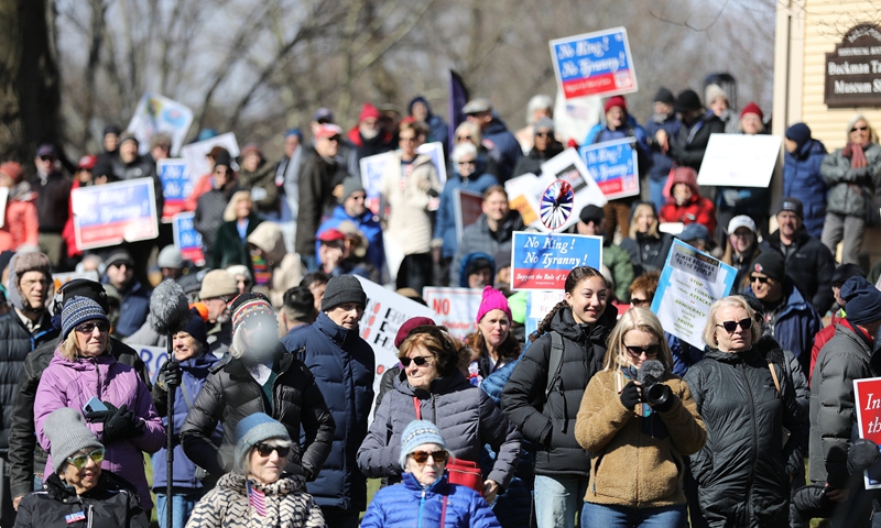 Millions protest US immigration policies, war with Iran in 3rd wave of "No Kings" nationwide rallies