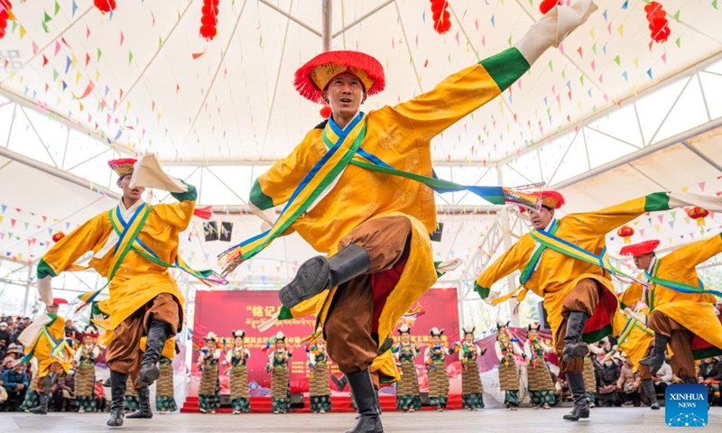 A performance is staged in celebration of the Serfs' Emancipation Day at a park in Lhasa, capital of southwest China's Xizang Autonomous Region, March 28, 2026.

Saturday marks the 67th anniversary of the democratic reform that abolished feudal serfdom in Xizang, with grand celebrations and commemorative activities held across the region.

On March 28, 1959, people in Xizang launched the democratic reform, freeing a million serfs. In 2009, the regional legislature announced March 28 as the day to commemorate the emancipation of the one million serfs. (Xinhua/Tenzin Nyida)