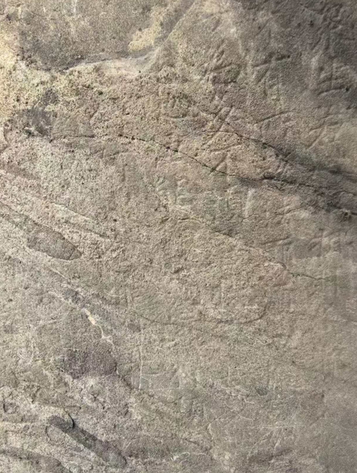 The newly discovered inscription of the Diamond Sutra Photo: Courtesy of the Longmen Grottoes Research Institute