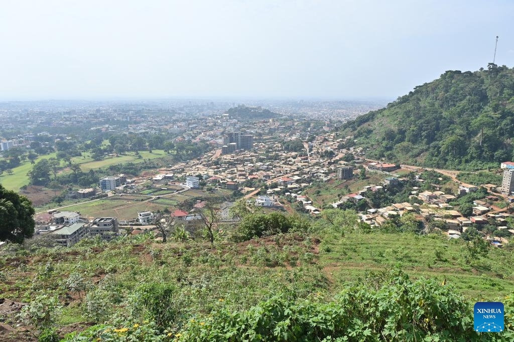 This photo taken on March 25, 2026 shows a city view of Yaounde, Cameroon. Situated in the hilly area of central Cameroon at an altitude of 750 meters, Yaounde is the capital and second-largest city of Cameroon. (Xinhua/Liu Qiong)