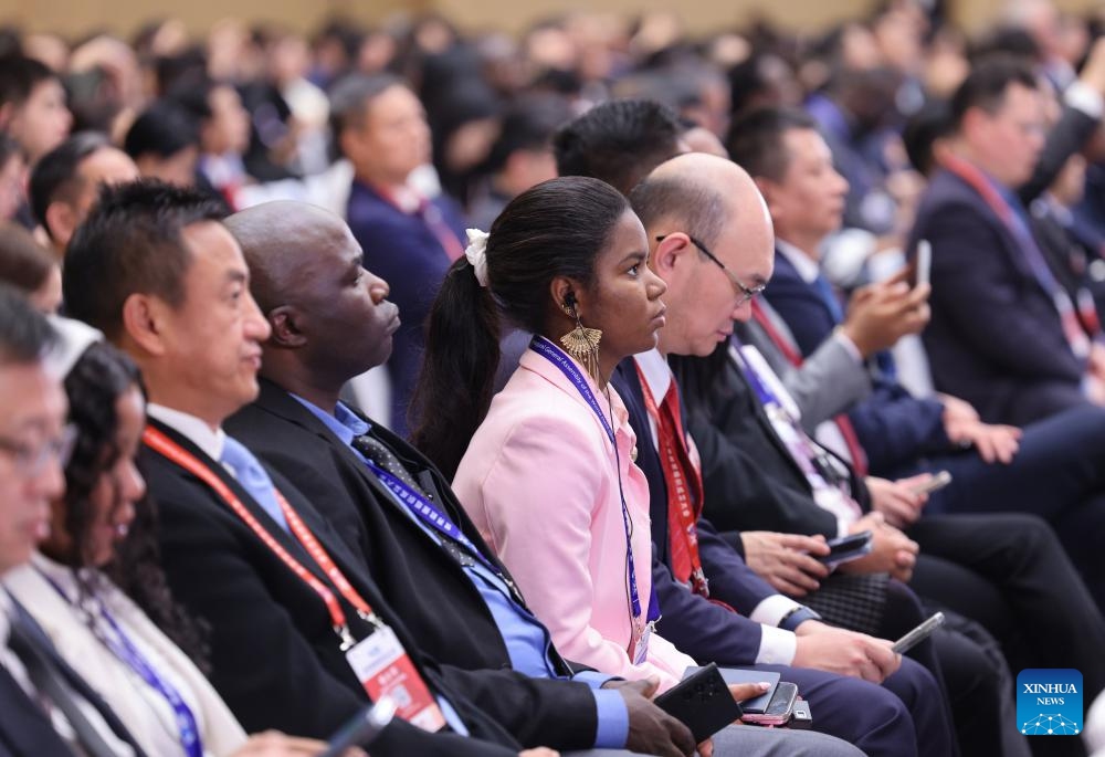 Participants attend the inaugural assembly of the World Data Organization (WDO) in Beijing, capital of China, on March 30, 2026. The inaugural assembly of the WDO was held in Beijing on Monday, with the theme of jointly building a data cooperation platform and sharing digital development opportunities. (Xinhua/Yin Gang)

