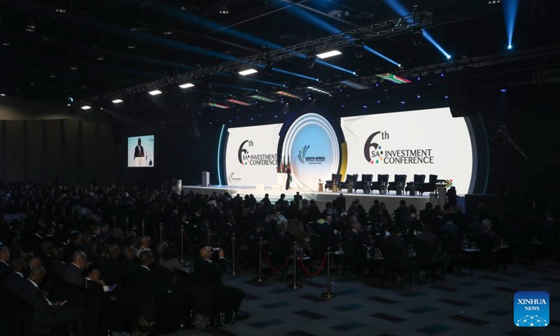 The sixth edition of the South African Investment Conference is held in Johannesburg, South Africa, on March 31, 2026. The sixth edition of the South African Investment Conference opened on Tuesday at the Sandton Convention Center in Johannesburg, bringing together more than 1,000 delegates from over 50 countries and regions to explore investment opportunities. (Xinhua/Chen Wei)

