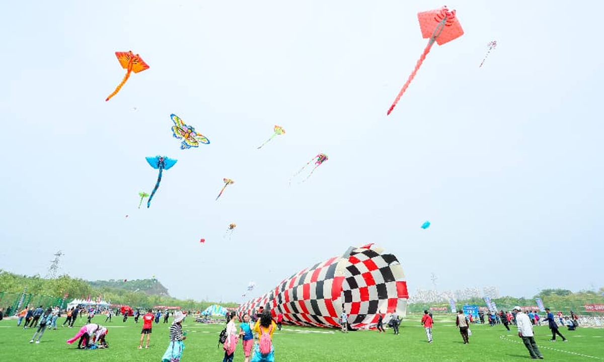 The 15th Beijing International Kite Festival will take place on April 11 and 12 at the Beijing Garden Expo Park. Photo: Beijing Sports Federation